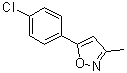CAS # 4211-87-4, 5-(4-Chlorophenyl)-3-methylisoxazole