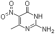 structure of CAS# 4214-85-1, 2-氨基-6-甲基-5-硝基-3H-嘧啶-4-酮