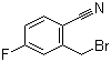 structure of CAS# 421552-12-7, 2-Cyano-5-fluorobenzyl bromide