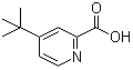 structure of CAS# 42205-74-3, 4-叔丁基吡啶-2-羧酸