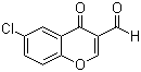 structure of CAS# 42248-31-7, 6-氯-4-氧代-4H-苯并吡喃-3-甲醛