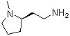 (2R)-1-甲基-2-吡咯烷乙胺分子结构 (CAS 422545-96-8)