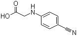 structure of CAS# 42288-26-6, N-(4-Cyanophenyl)glycine