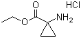 structure of CAS# 42303-42-4, 1-氨基环丙烷-1-甲酸乙酯盐酸盐