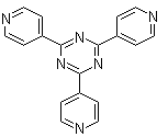 2,4,6-三(4-吡啶基)-1,3,5-三嗪分子结构 (CAS 42333-78-8)