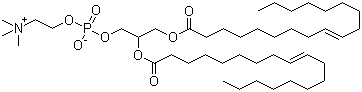 structure of CAS# 4235-95-4, 二油酰基卵磷脂