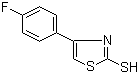 structure of CAS# 42365-73-1, 4-(4-氟苯基)-1,3-噻唑-2-硫醇