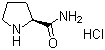 structure of CAS# 42429-27-6, L-脯氨酰胺盐酸盐