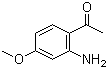 structure of CAS# 42465-53-2, 2'-氨基-4'-甲氧基苯乙酮