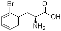 structure of CAS# 42538-40-9, L-2-溴苯丙氨酸