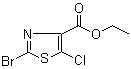 structure of CAS# 425392-44-5, 2-溴-5-氯-4-噻唑羧酸乙酯