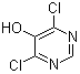structure of CAS# 425394-89-4, 4,6-二氯-5-羟基嘧啶
