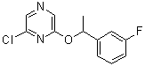 CAS 登录号：426829-21-2, 2-氯-6-[1-(3-氟苯基)乙氧基]吡嗪