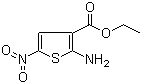 structure of CAS# 42783-04-0, 2-氨基-5-硝基-3-噻吩羧酸乙酯