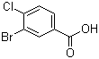 structure of CAS# 42860-10-6, 3-溴-4-氯苯甲酸