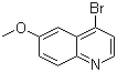 structure of CAS# 42881-66-3, 4-溴-6-甲氧基喹啉