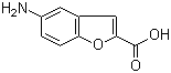 structure of CAS# 42933-44-8, 5-氨基-1-苯并呋喃-2-羧酸