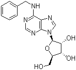 CAS 登录号：4294-16-0, 6-苄基氨基嘌呤核糖甙, 6-苄基腺苷