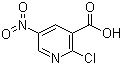 structure of CAS# 42959-38-6, 2-氯-5-硝基烟酸