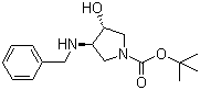 structure of CAS# 429673-83-6, (3R,4R)-N-Boc-3-苄氨基-4-羟基吡咯烷