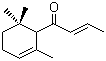 structure of CAS# 43052-87-5, 1-(2,6,6-Trimethyl-cyclohex-2-enyl)-but-2-en-1-one