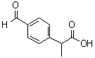 structure of CAS# 43153-07-7, 4-甲酰基-alpha-甲基苯乙酸
