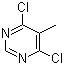 structure of CAS# 4316-97-6, 4,6-二氯-5-甲基嘧啶
