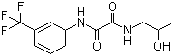 structure of CAS# 433241-66-8, N-(2-羟丙基)-N'-[3-(三氟甲基)苯基]乙二酰胺