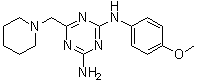 CAS # 433694-46-3, N-(4-Methoxyphenyl)-6-(1-piperidinylmethyl)-1,3,5-triazine-2,4-diamine