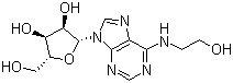 CAS # 4338-48-1, N6-(2-Hydroxyethyl)adenosine, N-(2-Hydroxyethyl)adenosine, 6-Hydroxyethyladenosine, NSC 54251