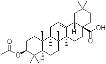 CAS # 4339-72-4, Oleanolic acid 3-acetate, 3-O-Acetyloleanolic acid, 3beta-3-Acetoxyolean-12-en-28-oic acid