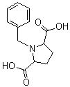 structure of CAS# 433933-93-8, 1-苄基-2,5-吡咯烷二甲酸