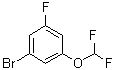 structure of CAS# 433939-28-7, 1-Bromo-3-fluoro-5-difluoromethoxybenzene