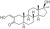 structure of CAS# 434-07-1, 羟甲烯龙