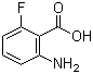 CAS # 434-76-4, 2-Amino-6-fluorobenzoic acid, 6-Fluoroanthranilic acid