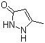 CAS 登录号：4344-87-0, 3-甲基-3-吡唑啉-5-酮