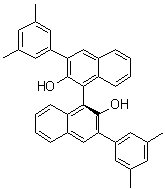 structure of CAS# 435327-17-6, (1S)-3,3'-二(3,5-二甲基苯基)[1,1'-联萘]-2,2'-二醇