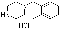 structure of CAS# 435345-16-7, 1-[(2-甲基苯基)甲基]哌嗪盐酸盐