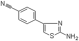 CAS # 436151-85-8, 4-(2-Amino-1,3-thiazol-4-yl)benzonitrile
