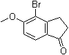 structure of CAS# 436803-36-0, 4-溴-5-甲氧基-1-茚满酮