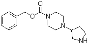 CAS 登录号：436852-08-3, 4-(3-吡咯烷基)-1-哌嗪甲酸苯甲酯