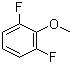structure of CAS# 437-82-1, 2,6-二氟苯甲醚