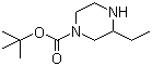 structure of CAS# 438049-35-5, N-1-Boc-3-乙基哌嗪