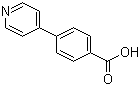 CAS # 4385-76-6, 4-Pyrid-4-ylbenzoic acid, 4-(4-Pyridinyl)benzoic acid