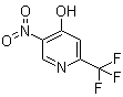 structure of CAS# 438554-44-0, 5-硝基-2-(三氟甲基)-4-吡啶醇