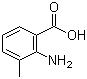 structure of CAS# 4389-45-1, 3-Methylanthranilic acid