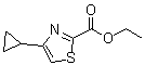 structure of CAS# 439692-05-4, 4-环丙基噻唑-2-羧酸乙酯