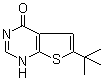 structure of CAS# 439692-54-3, 6-(叔丁基)噻吩并[2,3-d]嘧啶-4(3H)-酮