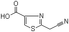 structure of CAS# 439905-17-6, 2-Cyanomethylthiazole-4-carboxylic acid