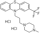 structure of CAS# 440-17-5, Trifluoperazine dihydrochloride